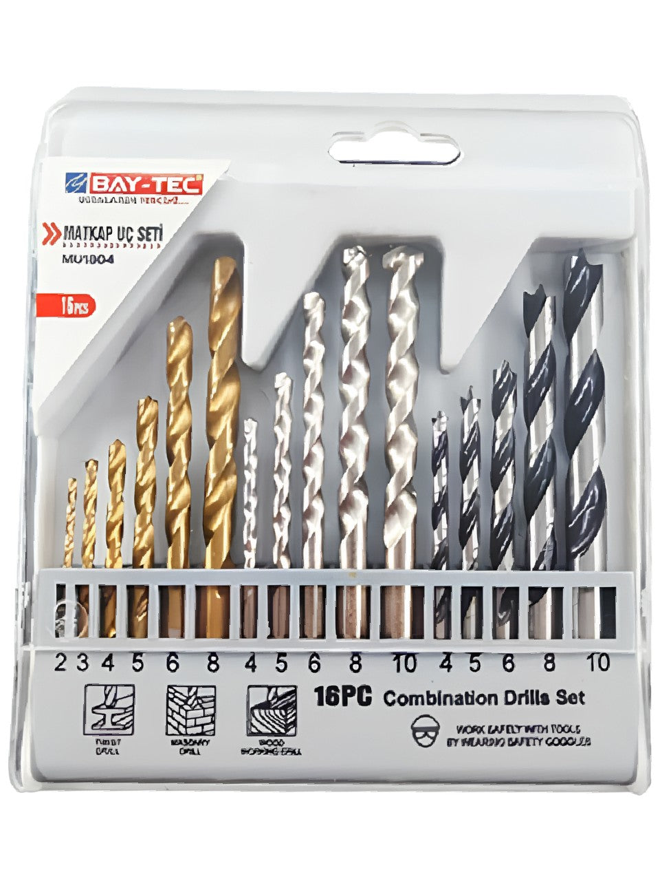 Matkap Uç Seti 16 Pcs Mu-1804